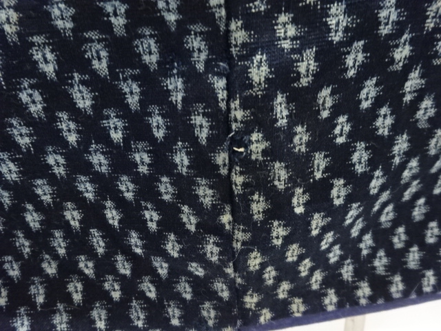  アンティーク　木綿本場久留米書生絣男物着物